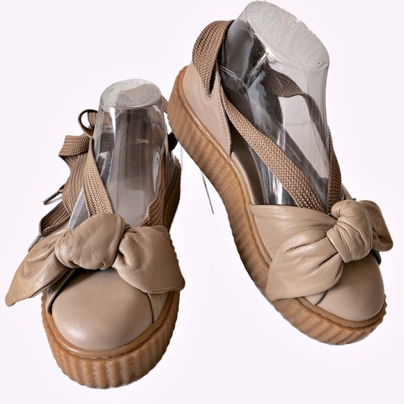 Puma, Fenty By Rihanna, Women’s Platform Creeper Sandal with ankle wrap … - Picture 1 of 9